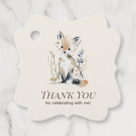 Woodland Fox Thank You Tag フェイバータグ