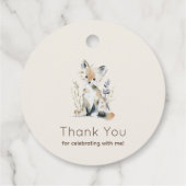 Woodland Fox Thank You Tag フェイバータグ (裏面)