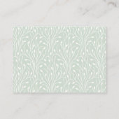 Woodland Friends赤ちゃんシャワーブックリクエストカード エンクロージャーカード (裏面)