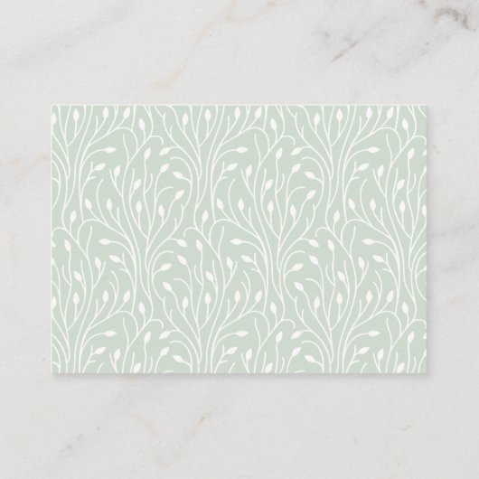 Woodland Friends赤ちゃんシャワーブックリクエストカード エンクロージャーカード (裏面)