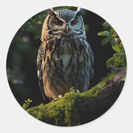 Woodland Friends Stickers – Cute Forest Animal Pa ラウンドシール