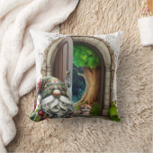 Woodland Gnome and Woodland Letter A クッション (ブランケット)