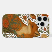 Woodland Grace Fox Motif in Bloom iPhoneケース (裏面横)