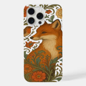 Woodland Grace Fox Motif in Bloom iPhoneケース (裏面)