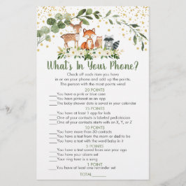 Woodland Greenery携帯ゲームの内容