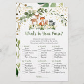 Woodland Greenery財布ゲームの内容 (正面/裏面)