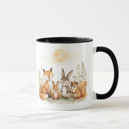 Woodland Harmony Mug – Cozy Kind_Ones Forest Art マグカップ (右)