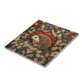 Woodland Hedgehog William Morris Inspired タイル (側面)