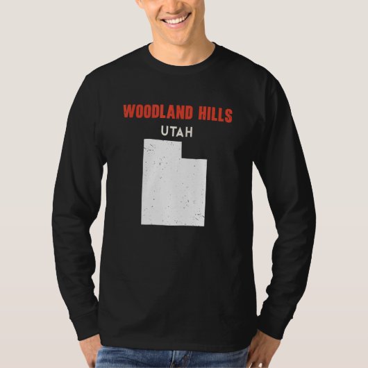 Woodland Hills Utah USA State America Travel Utaha Tシャツ (正面)