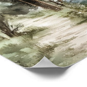 Woodland Lake Celebration Of Life Welcome Sign ポスター (角)