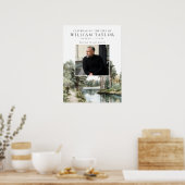 Woodland Lake Celebration Of Life Welcome Sign ポスター (キッチン)