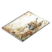 Woodland Lynx Wildlife Nature ノートブック (左側)