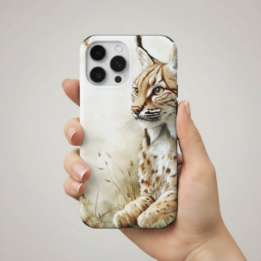 Woodland Lynx Wildlife Nature iPhoneケース