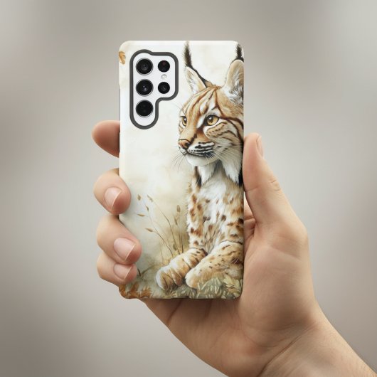 Woodland Lynx Wildlife Nature Samsung Galaxyケース