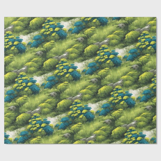 Woodland meadow ラッピングペーパー (フラット)