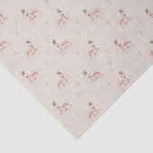 Woodland Mommy and Baby Deer Pattern Baby Shower 薄葉紙 (詳細)