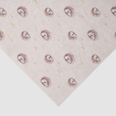 Woodland Mommy and Baby Hedgehog Pattern 薄葉紙 (詳細)