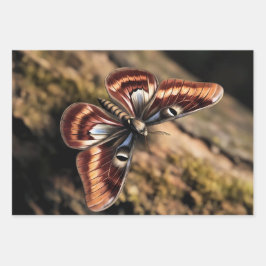  Woodland Moth ラッピングペーパーシート