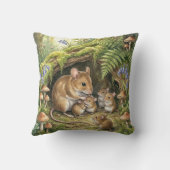 Woodland Mouse Family クッション (裏面)