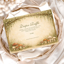 Woodland Mushroom Arch Diapper Raffle エンクロージャーカード