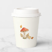 Woodland Mushroom Fall Baby Shower Paper Cups 紙コップ (裏面)