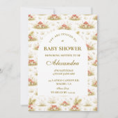 Woodland Mushroom Storybook Baby Shower 招待状 (正面)