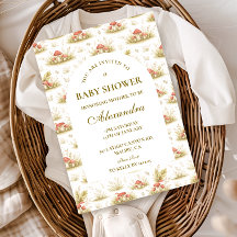 Woodland Mushroom Storybook Baby Shower