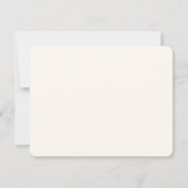 Woodland Nursery Stationery Note Card 案内状 (裏面)