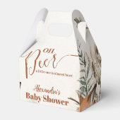 Woodland Oh Deer Theme Baby Shower フェイバーボックス (正面サイド)