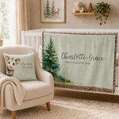 Woodland Opossum Baby • Neutral Nursery クッション