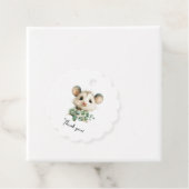 Woodland Opossum Baby Shower • Neutral フェイバータグ (インサイチュ)
