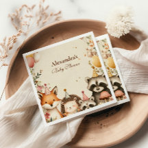Woodland Party Animals Baby Shower