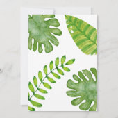 Woodland Party Animals Baby Shower Invitation 招待状 (裏面)