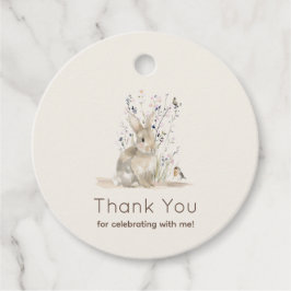 Woodland Rabbit Thank You Tag フェイバータグ
