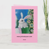 Woodland Santa and Animals Holiday カード (裏面)