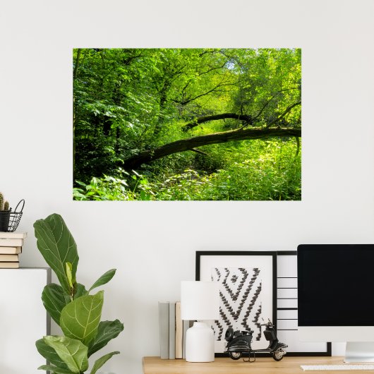 Woodland Scene ポスター (ホームオフィス)