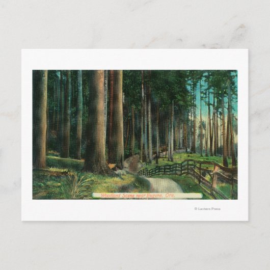 Woodland SceneEugene、または ポストカード (正面)