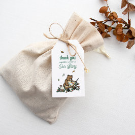 Woodland Storybook Baby Showerありがとう ギフトタグ