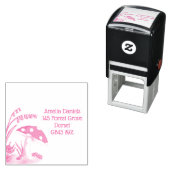 Woodland Toadstool Address セルフインキングスタンプ (インサイチュ)