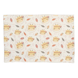 Woodland Tribal Native Americansシームレスパターン 枕カバー