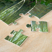 Woodland Union Pair of Deer and Hawk ジグソーパズル (側面)