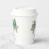 Woodland Watercolor Baby Shower 紙コップ (左)