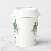 Woodland Watercolor Baby Shower 紙コップ (右)