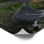 Woodland Waterfall ポスター (角)