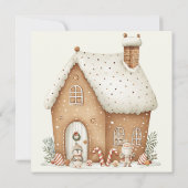 Woodland Whimsy Christmas Party Invitation 招待状 (裏面)