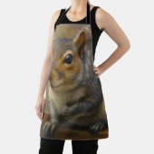 Woodland Whimsy – Realistic Squirrel Portrait エプロン (インサイチュ)
