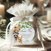 Woodland Wildlife Baby Shower Thank You フェイバータグ