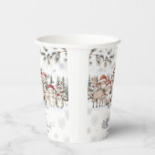 Woodland Winter ONEderland Christmas 1st Birthday 紙コップ (右)