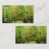 'Woodlands抽象芸術'プロファイル 名刺 (正面/裏面)