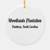 woodlands2 セラミックオーナメント (裏面)
